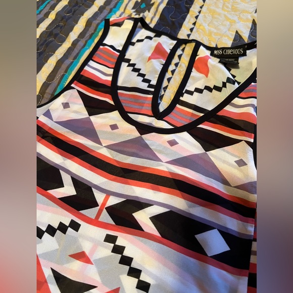 Miss Chievous Southwest Style Tank Top - Picture 4 of 5